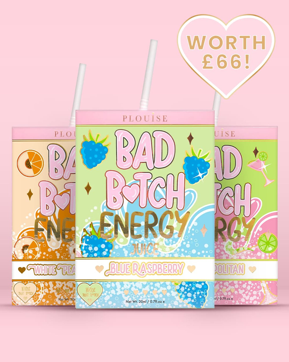 Trío de labios Bad Bitch Energy