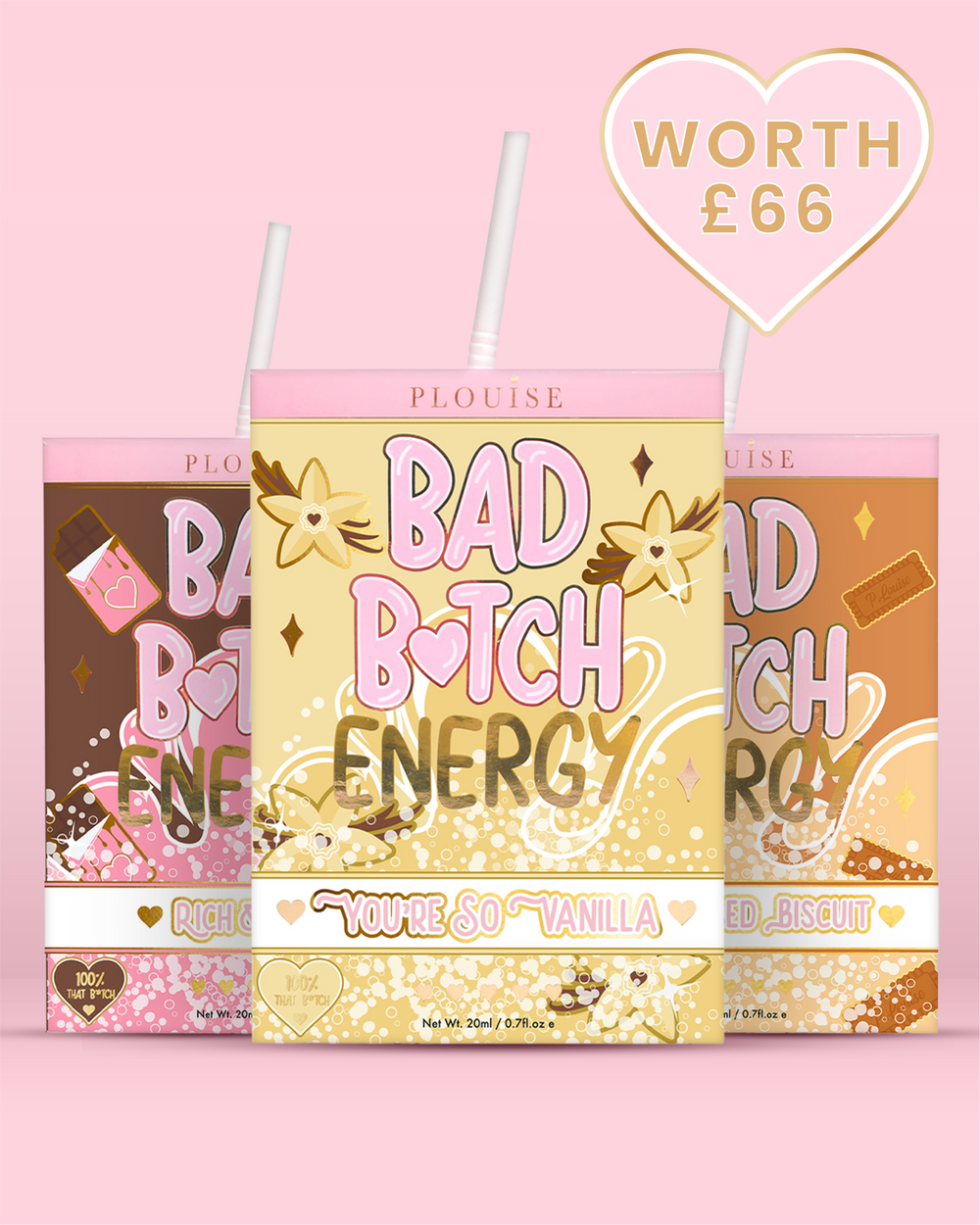 Trío de labios Bad Bitch Energy