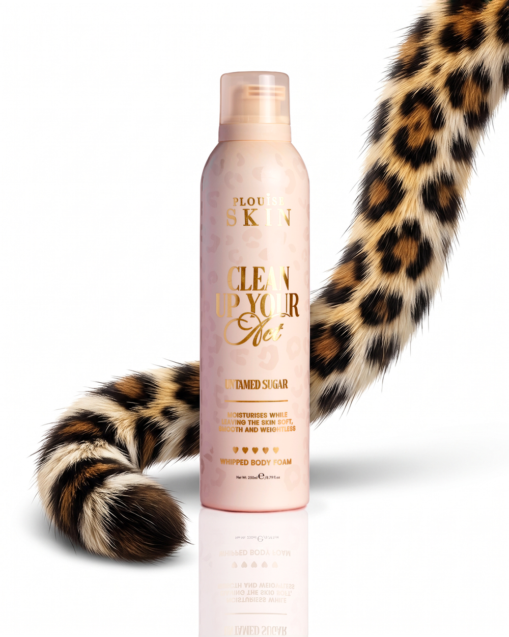 Espuma corporal batida Cheetah Clean Up Your Act