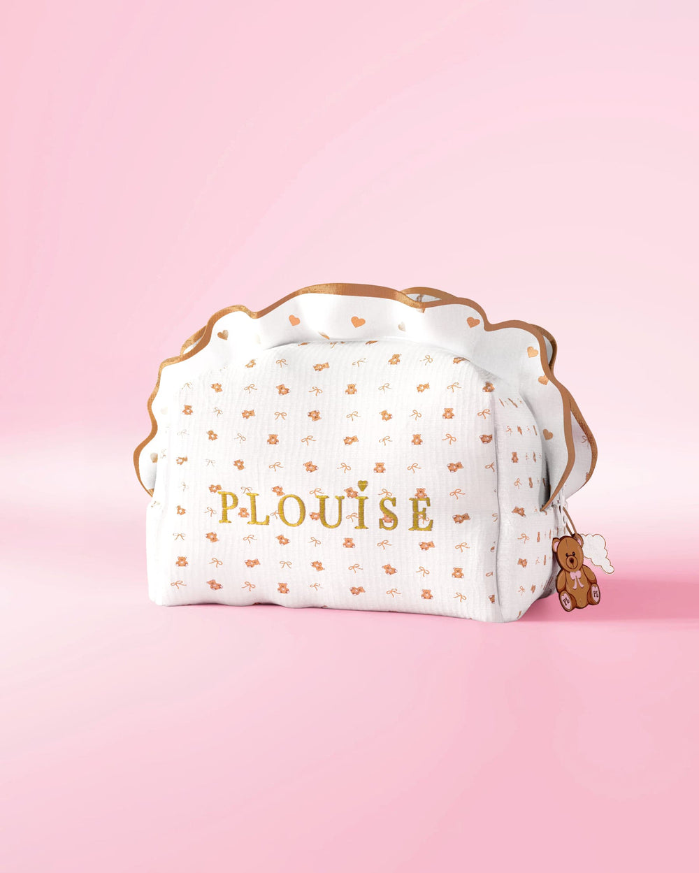 Set de cuidado de la piel y bolso con estampado pequeño Teddy Touch - PRE-ORDEN