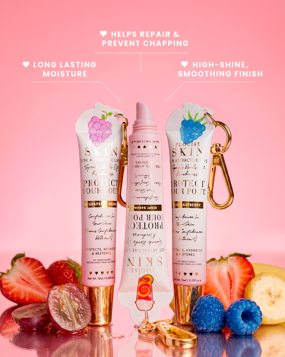 Acondicionador labial Protect Your Pout Keychain
