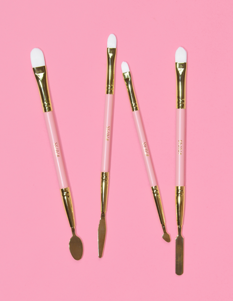 Juego de brochas para espátula para tallar Remove & Improvement de 4 piezas
