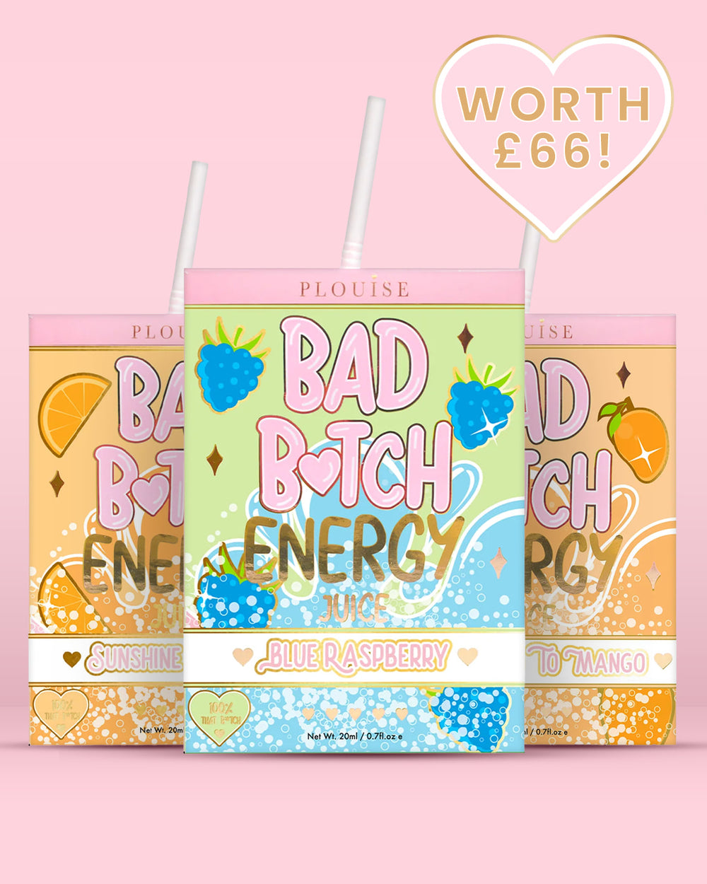 Trío de labios Bad Bitch Energy