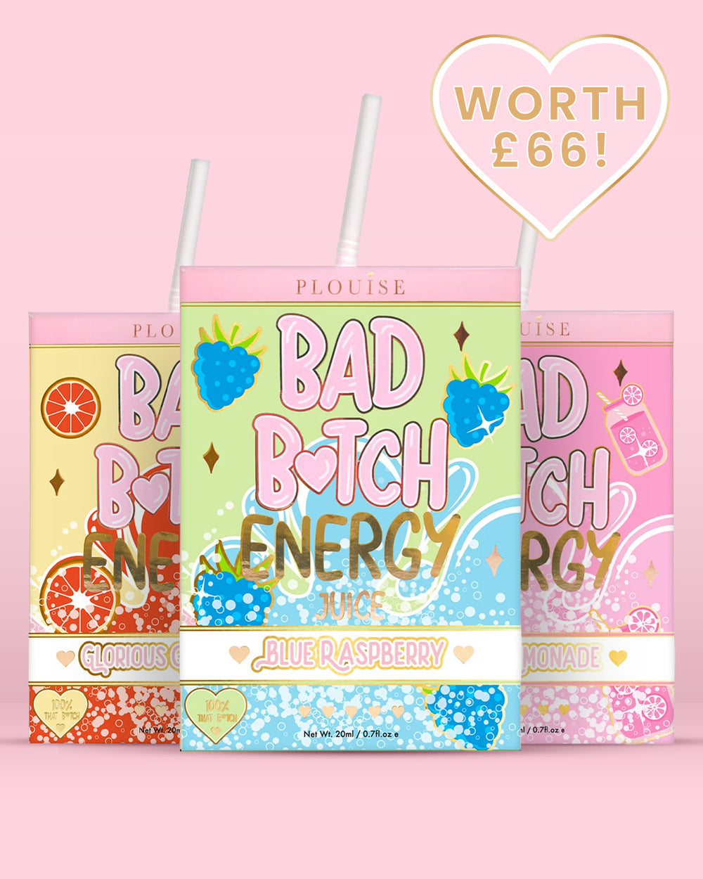 Trío de labios Bad Bitch Energy