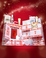 12 trineos navideños Calendario de adviento para el cuidado de la piel Bad Bitch 2025