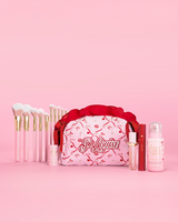 Pretty in Pink Bow Make-up-Set und Tasche