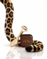 Cheetah Sculpt And Slide Gesichtsmaske, Gua Sha und Gesichtsroller-Set