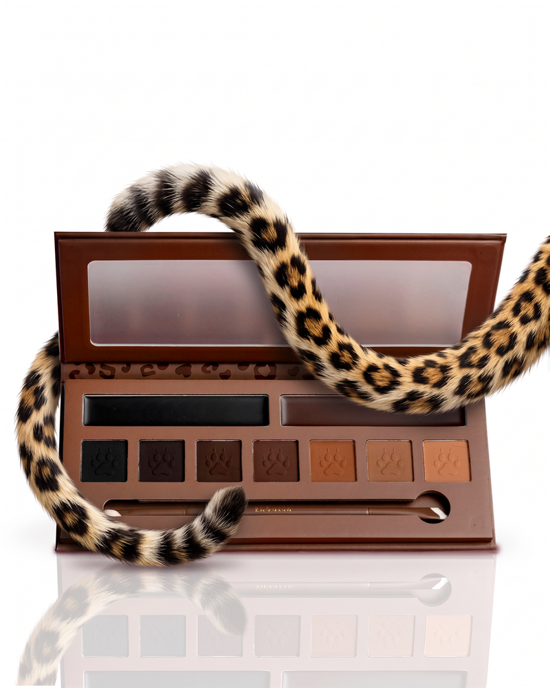 Cheetah Smoke Show Smokey Liner-Palette und Liner-Pinsel-Set