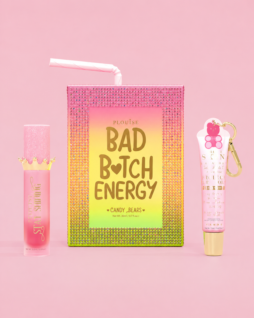 Dúo de labios Crystal Bad Bitch Energy