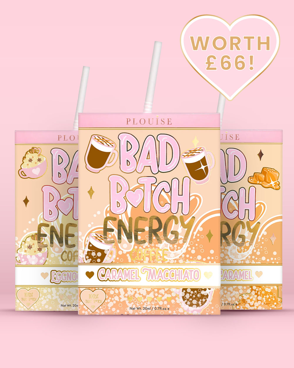 Trío de labios Bad Bitch Energy
