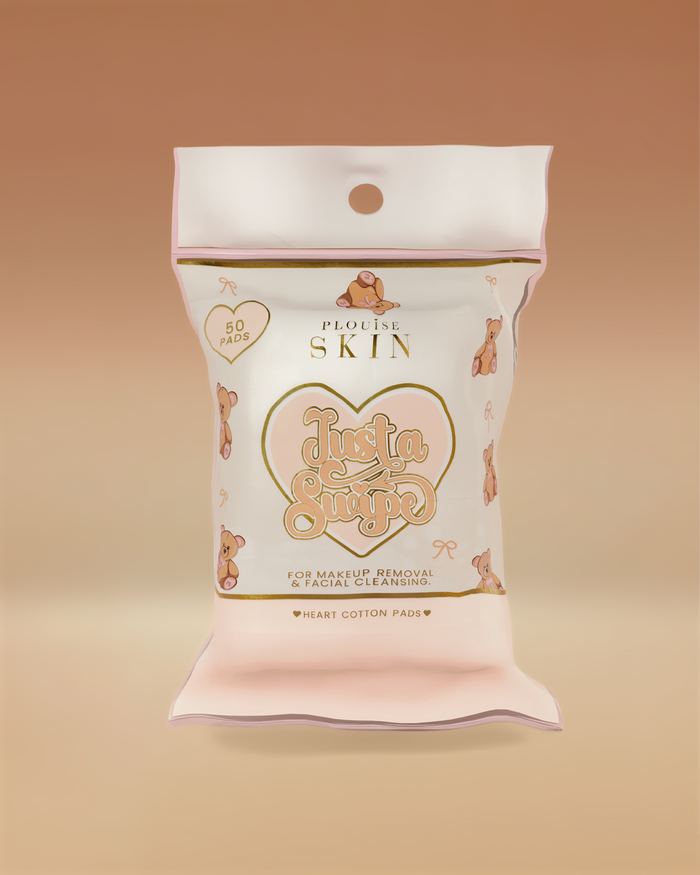 Just A Swipe Heart-Shaped Cotton Pads