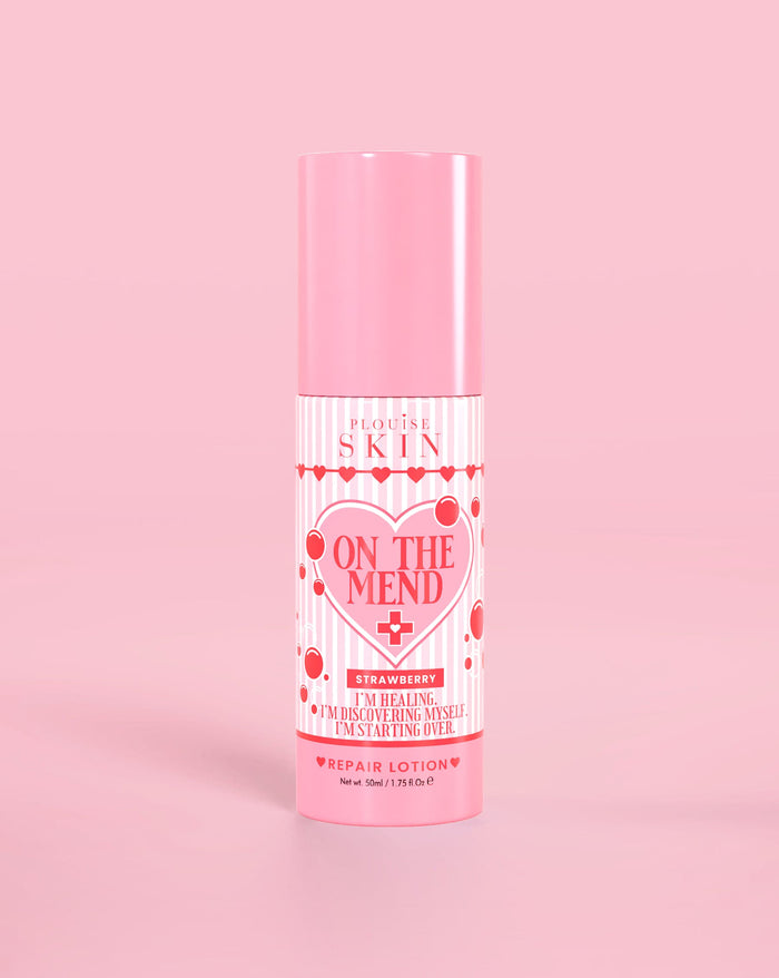 Botella rosa de P.Louise On The Mend Barrier Repair Lotion