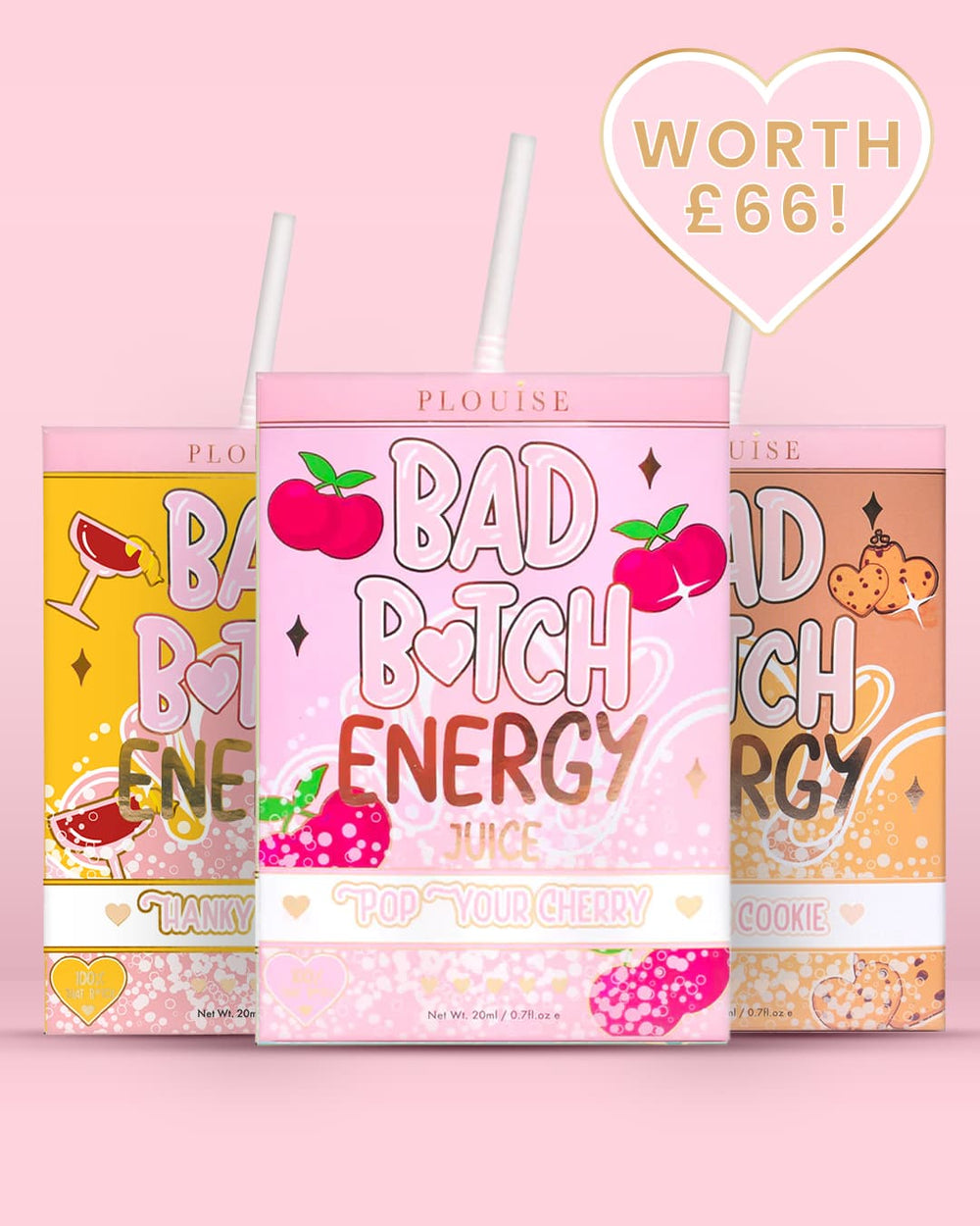 Trío de labios Bad Bitch Energy