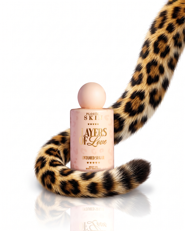 Emulsión corporal de aceite lechoso Cheetah Layers Of Love