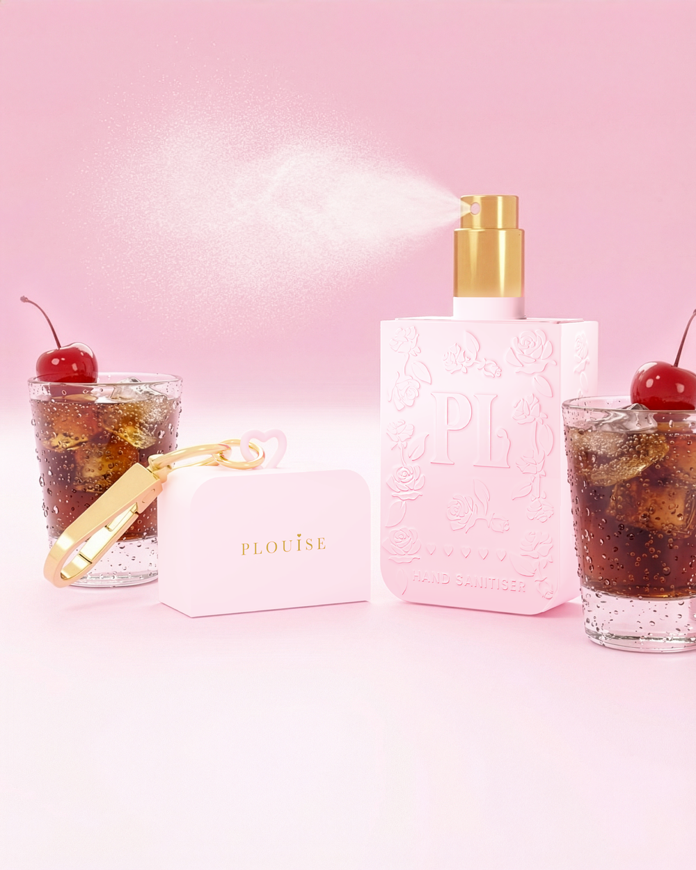 Rosa P.Louise Kirsch-Cola-Händedesinfektionsspray