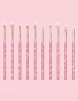 Paquete de brochas de maquillaje Crystal de 20 piezas