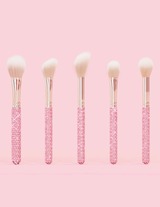 Paquete de brochas de maquillaje Crystal de 20 piezas