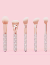 Paquete de brochas de maquillaje Crystal de 20 piezas