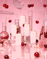 5 sprays desinfectantes para manos P.Louise rosa con aroma a cereza