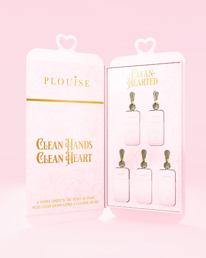 Clean Hands Clean Heart Cherry Händedesinfektionsspray PR-Geschenkset