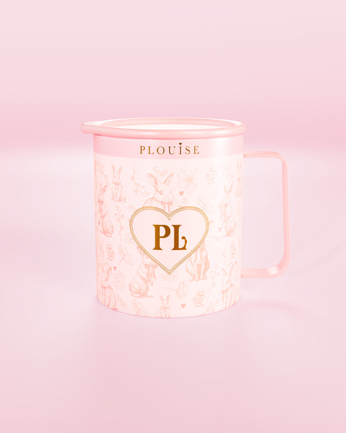 Taza vaso de acero inoxidable rosa P.Louise Hunny Bunny