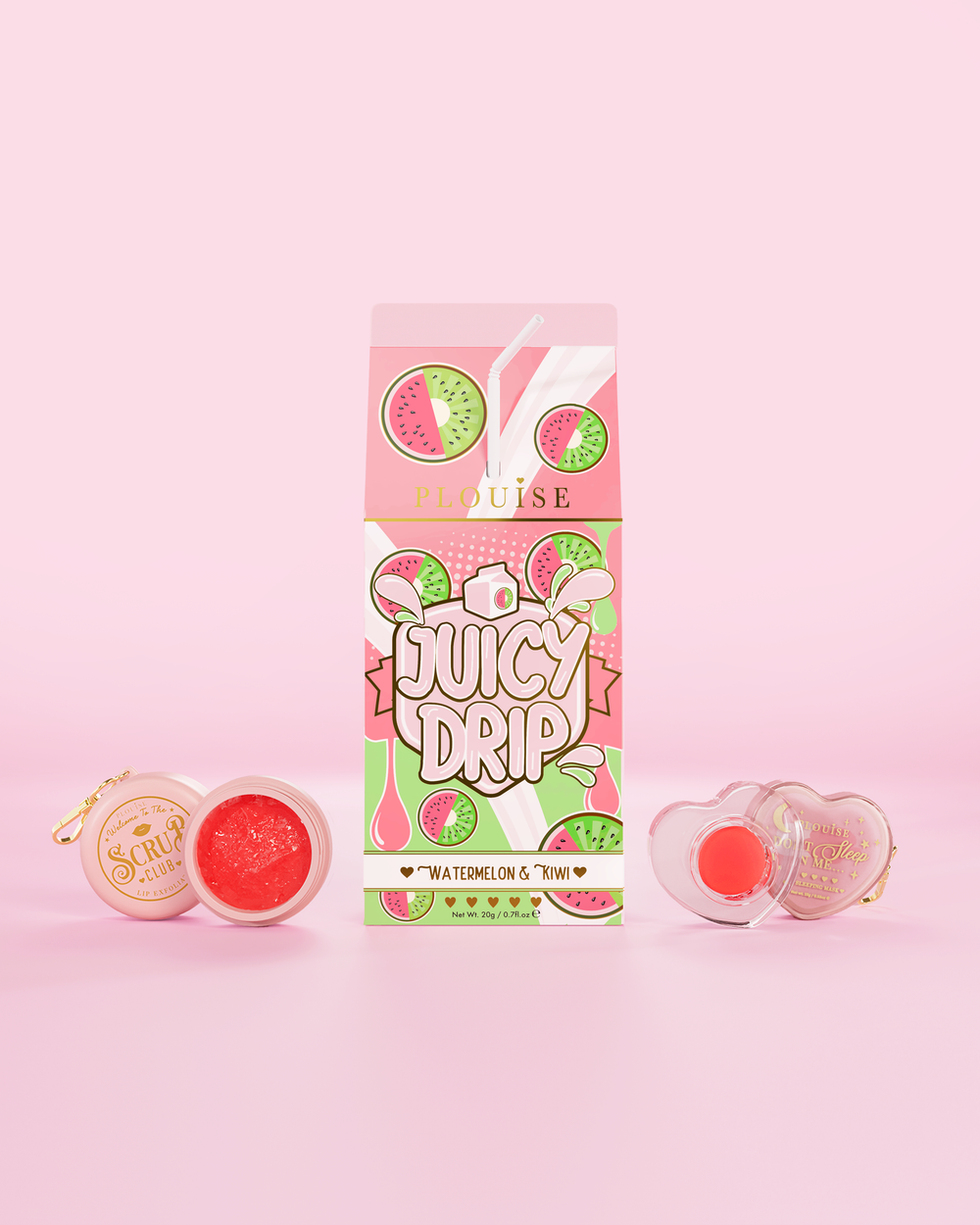 Dúo de mascarilla labial y exfoliante labial Juicy Drip