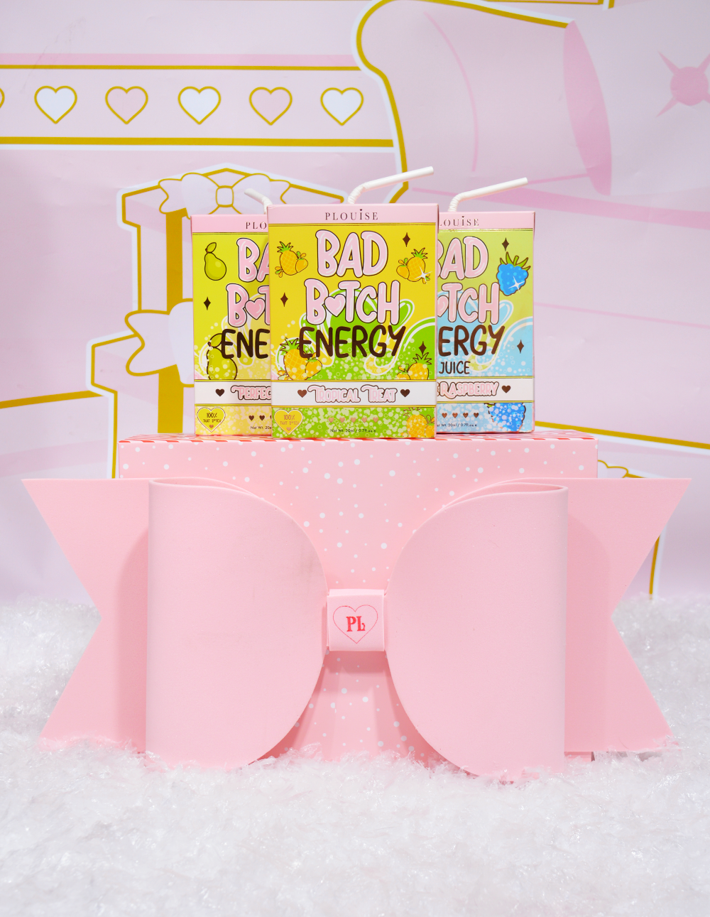Pink Bow Gift Wrap Box