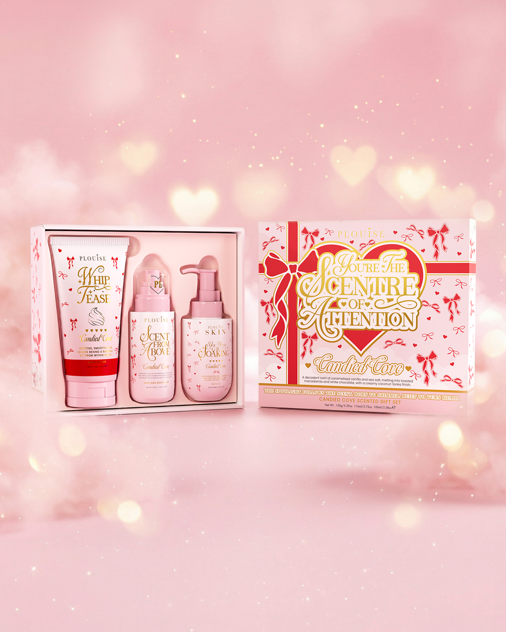 Set de regalo en spray limpiador de manos y cuidado corporal Pamper Me PR