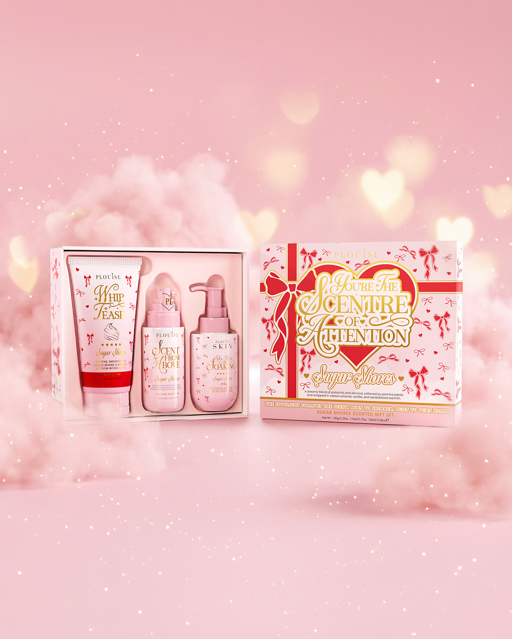Set de regalo en spray limpiador de manos y cuidado corporal Pamper Me PR