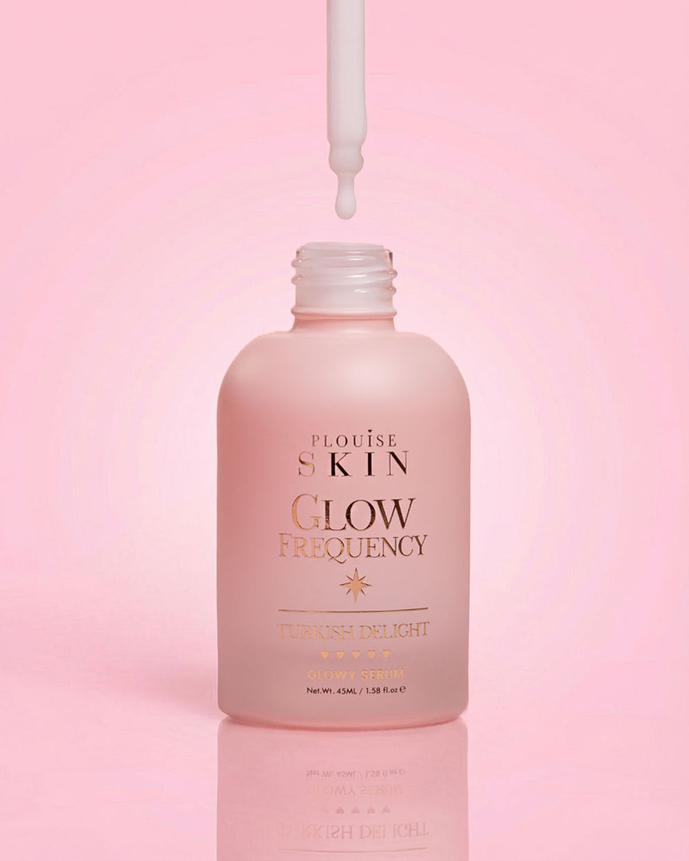 P.Louise Glow Frequency Glowy Serum Botella de delicias turcas