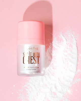 P.louise dígalo con el cuerpo del cuerpo del pecho brillo