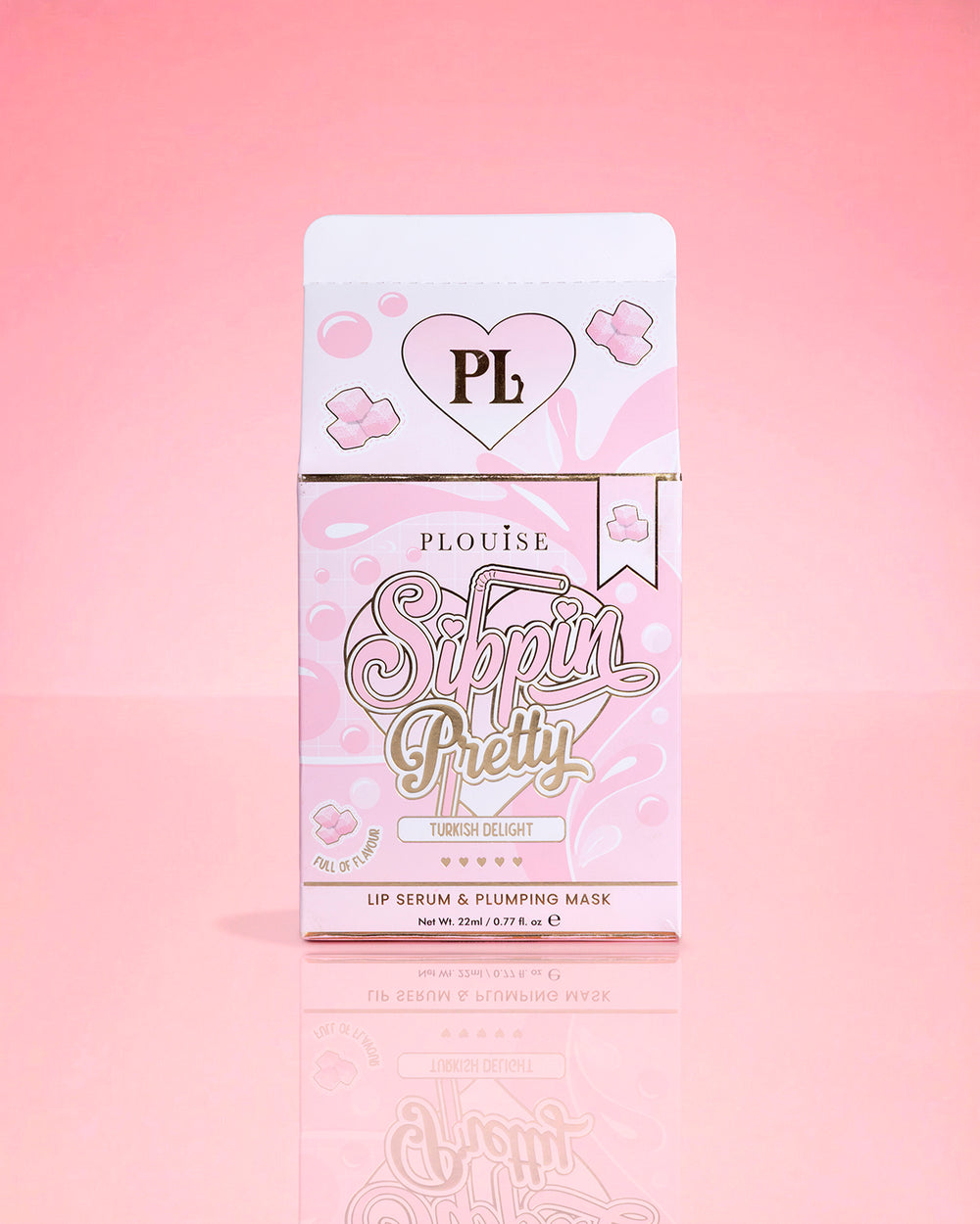 P.Louise Sippin Pretty Peptide Lip Serum & Treatment Duo Envase Turkish Delight
