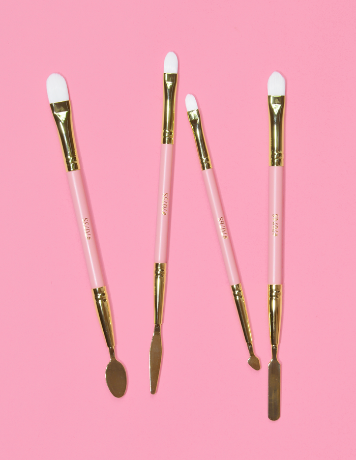 Juego de brochas para espátula para tallar Remove & Improvement de 4 piezas